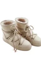 Usnjeni zimski čevlji NAPPA | z dodatkom volne INUIKII 	smetanasta	