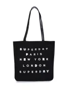 nakupovalna torba etoile parisian Superdry 	črna	