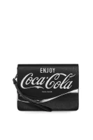 damska torbica brez ročajev solitario coca-cola Pinko 	črna	