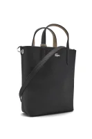 Dvostranska nakupovalna torba + torbica za okoli pasu Lacoste 	črna	