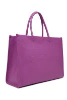 Usnjena nakupovalna torba Furla 	vijolična	
