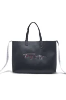 Nakupovalna torba + torbica za okoli pasu Tommy Hilfiger 	temno modra	