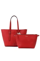 nakupovalna torba + organizer Calvin Klein 	rdeča	
