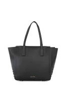 nakupovalna torba poppy Calvin Klein 	črna	