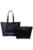 nakupovalna torba + organizer ck zone Calvin Klein 	črna	