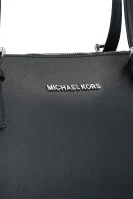 usnjena nakupovalna torba jet set Michael Kors 	črna	