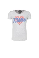 t-shirt ame animated logo | regular fit Tommy Hilfiger 	pepelnata	