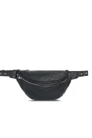 skórzana torbica za okoli pasu nerka McQ Alexander McQueen 	črna	