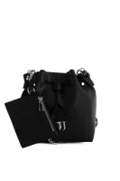 vrečka + torbica za okoli pasu Trussardi 	črna	