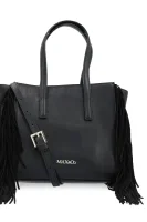 skórzana naramna torba acapulco MAX&Co. 	črna	