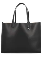 nakupovalna torba + torbica za okoli pasu iconic tommy tote 9 Tommy Hilfiger 	črna	