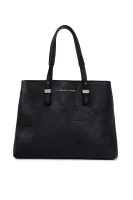 nakupovalna torba dis.4 Versace Jeans 	črna	