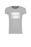 t-shirt | regular fit CALVIN KLEIN JEANS 	siva	