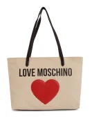 nakupovalna torba Love Moschino 	bež	