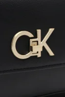 Aktovka RE-LOCK CAMERA W/FLAP Calvin Klein 	črna	