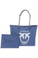 nakupovalna torba + organizer belato Pinko 	modra	