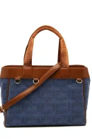Nakupovalna torba 2v1 Elisabetta Franchi 	temno modra	
