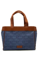 Nakupovalna torba 2v1 Elisabetta Franchi 	temno modra	