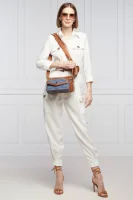 Naramna torba + torbica Elisabetta Franchi 	modra	