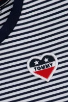 oblekica shift stripe Tommy Hilfiger 	temno modra	