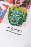 t-shirt jenell andy warhol by pepe jeans | regular fit Pepe Jeans London 	bela	