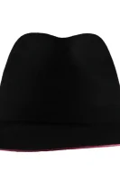 wełniany klobuk Emporio Armani 	črna	