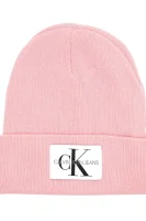 kapa | z dodatkom kašmirja Calvin Klein 	prašno roza	