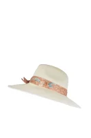 wełniany klobuk Elisabetta Franchi 	bež	