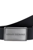 dvostranski pas Armani Exchange 	črna	
