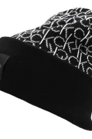 dvostranski šal + kapa Calvin Klein 	črna	