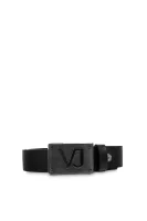 skórzany pas za podvezico Versace Jeans 	črna	