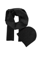 kapa + šal power logo Calvin Klein 	črna	