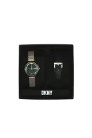 Zapestna ura + zapestnica DKNY 	zlata	