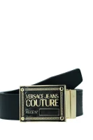 Dvostransko usnje pas Versace Jeans Couture 	črna	