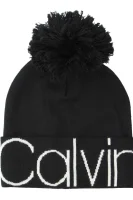 kapa calvin pom pom | z dodatkom volne Calvin Klein 	črna	