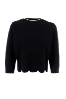 pulover | regular fit Elisabetta Franchi 	črna	
