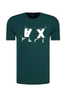 t-shirt | regular fit Armani Exchange 	zelena	