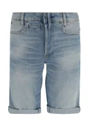 kratke hlače d-staq 3d 1/2 | tapered | denim G- Star Raw 	modra	