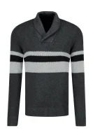 pulover | regular fit Armani Exchange 	grafitna barva	