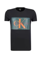 t-shirt monogram box logo sl | slim fit CALVIN KLEIN JEANS 	črna	