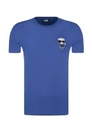 t-shirt | slim fit Karl Lagerfeld 	modra	