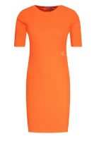 Obleka CALVIN KLEIN JEANS 	oranžna	