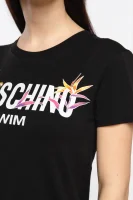 t-shirt | regular fit Moschino Swim 	črna	