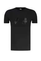 t-shirt | regular fit Karl Lagerfeld 	črna	