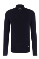 pulover | slim fit Emporio Armani 	temno modra	