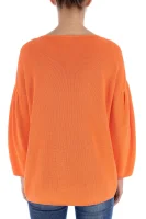 pulover westona | loose fit | z dodatkom svile BOSS ORANGE 	oranžna	