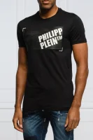 majica | regular fit Philipp Plein 	črna	