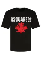 Majica | Oversize fit Dsquared2 	črna	