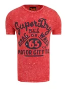 t-shirt motor city | slim fit Superdry 	rdeča	