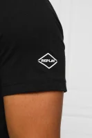 majica | regular fit Replay 	črna	